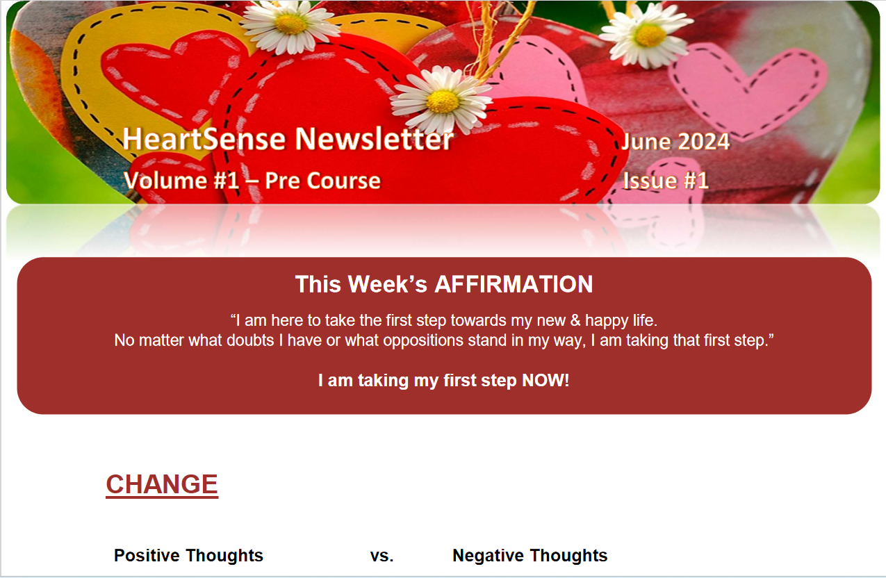 HeartSense Newsletter sample